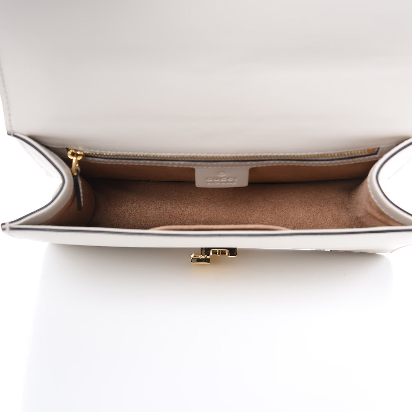 Calfskin Small Sylvie Shoulder Bag White