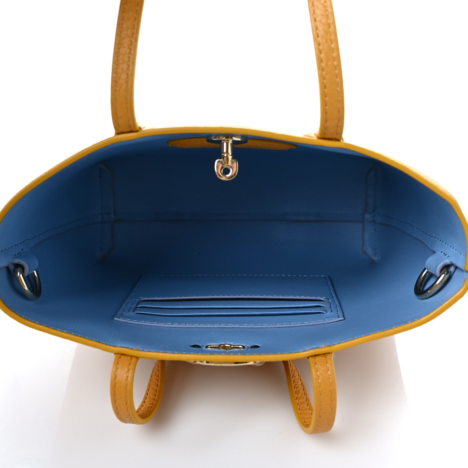 Mulberry Heavy Grain Mini Bayswater Tote Deep Amber 5 of 8