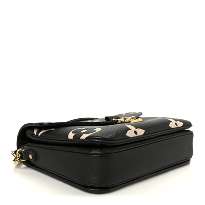 Louis Vuitton Empreinte Monogram Giant Pochette Metis Black Beige 4 of 11
