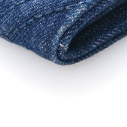 Chanel Denim Quilted Chanel 19 Flap Coin Purse With Chain Blue 10 of 10