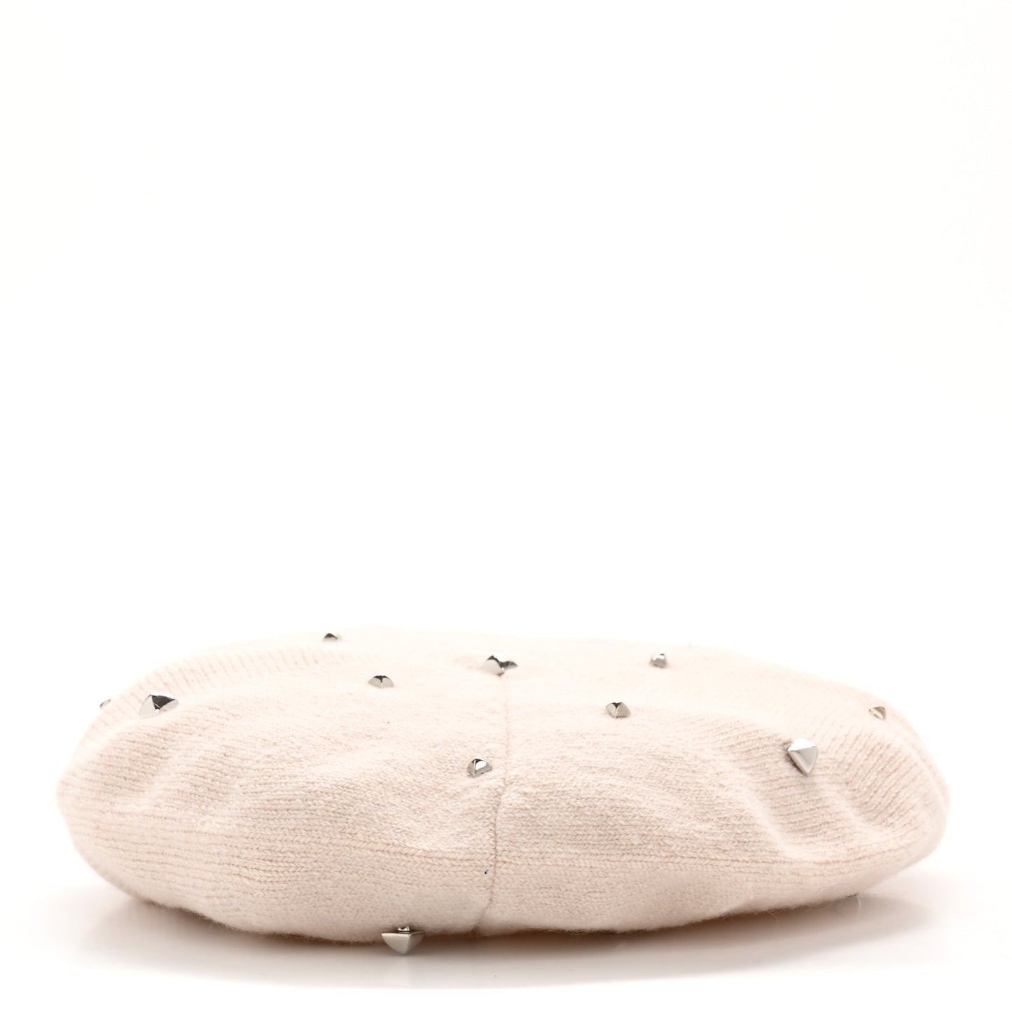 Cashmere Medor Studded Darling Beret S White