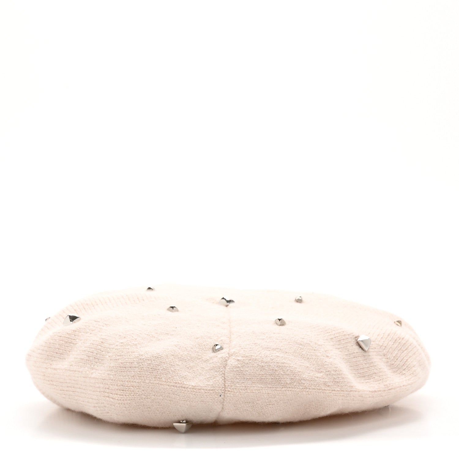 Hermes Cashmere Medor Studded Darling Beret S White 6 of 10