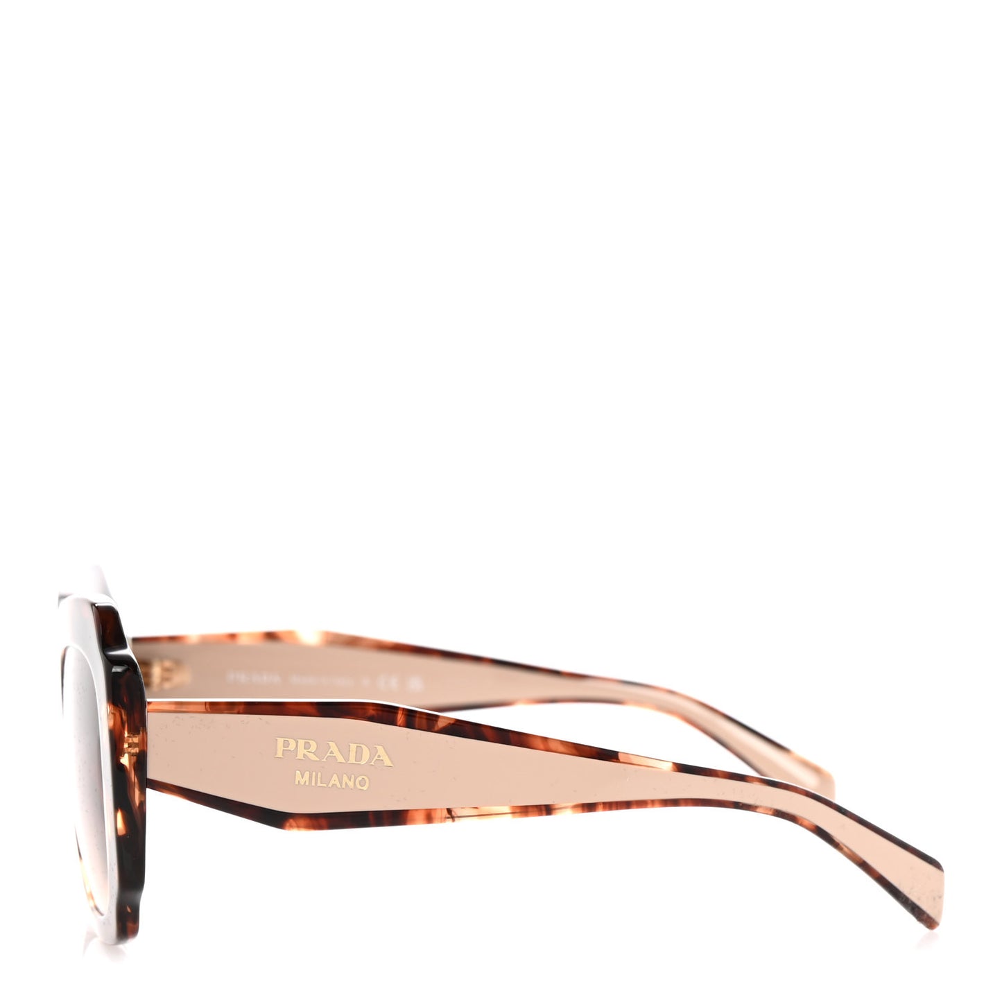 Acetate Square Sunglasses SPR 16Y Havana Beige