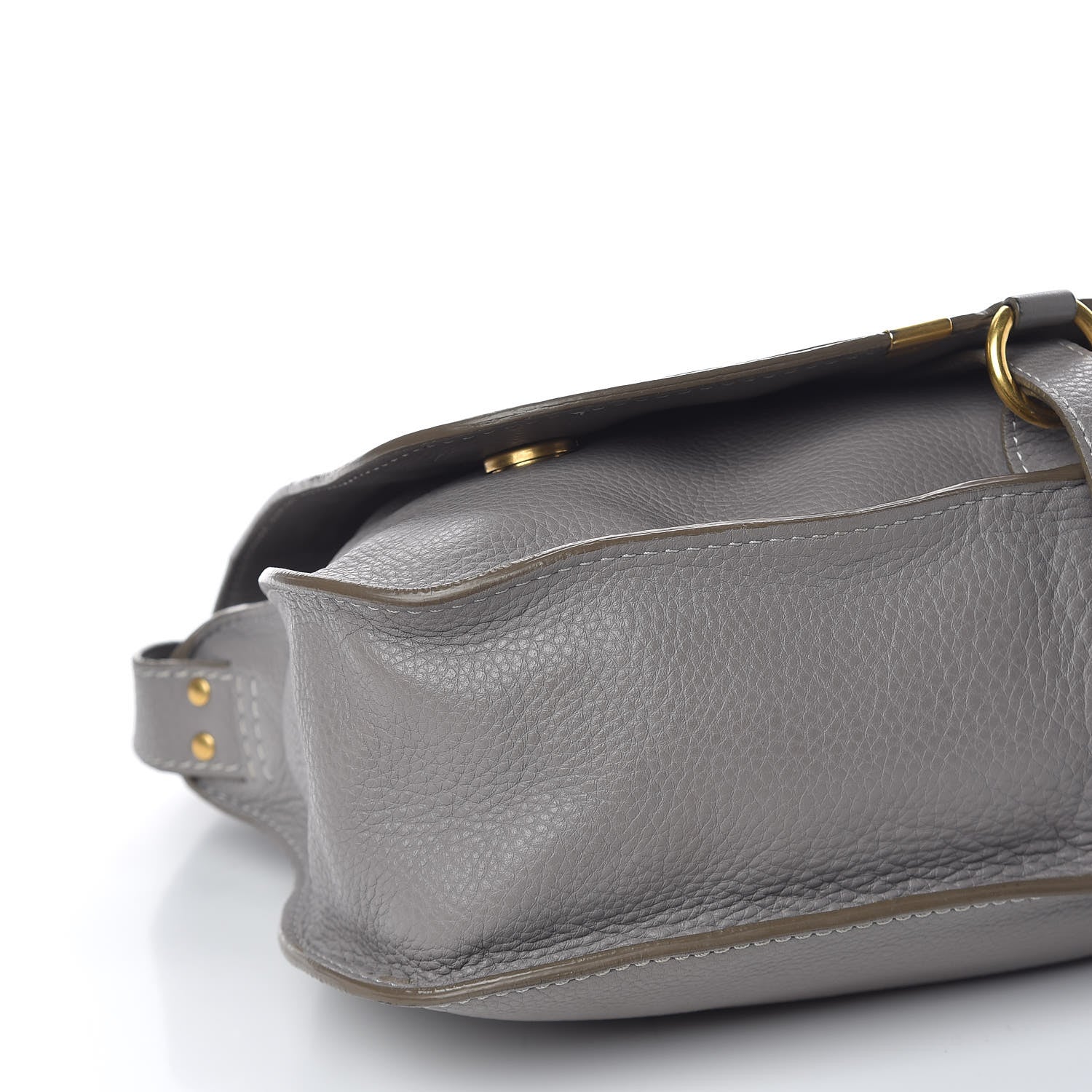 Chloe Calfskin Medium Marcie Top Handle Bag Cashmere Grey 10 of 12