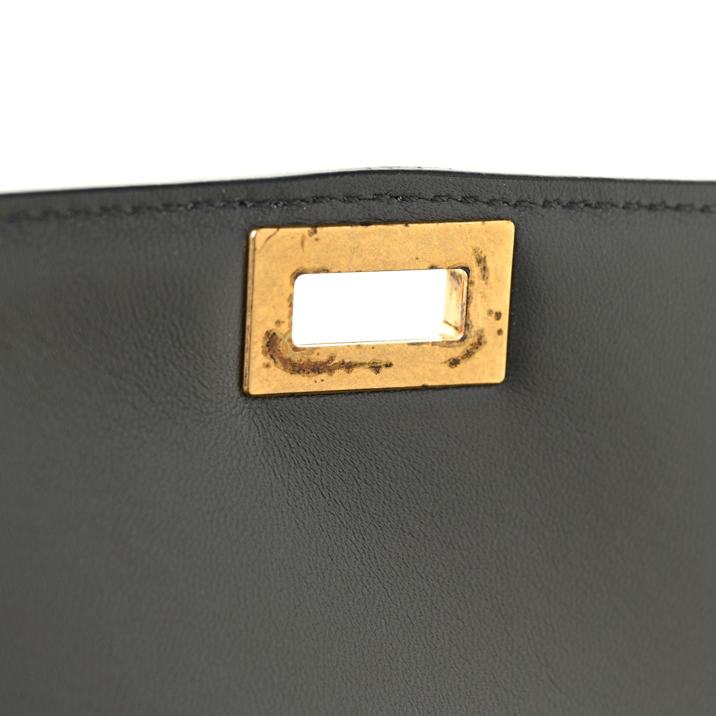 Box Calfskin Medium Classic Box Flap Bag Anthracite
