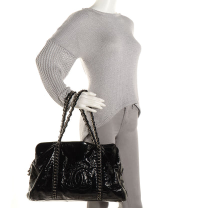 Chanel Patent Calfskin Large Luxe Ligne Tote Black 2 of 8
