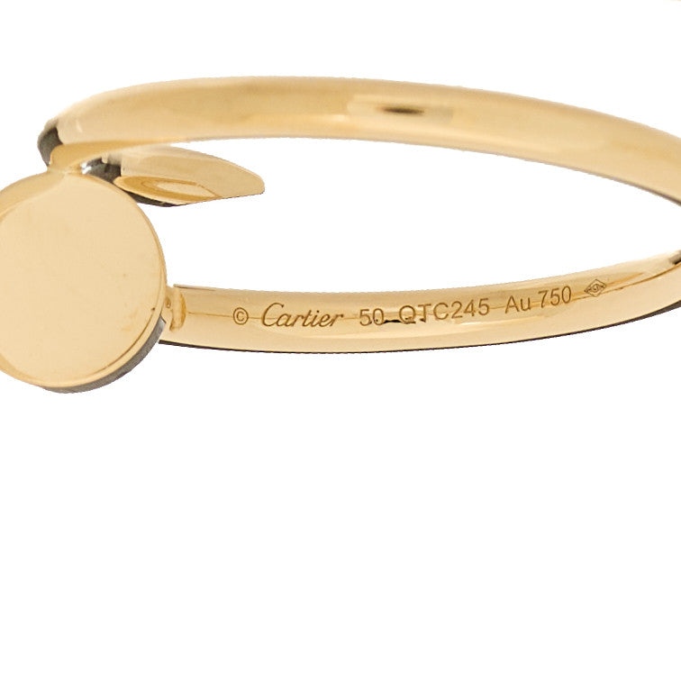 Cartier 18K Yellow Gold Small Juste Un Clou Ring 50 5.25 4 of 4