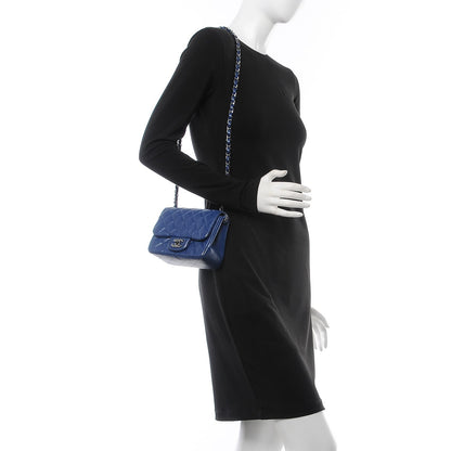 Chanel Lambskin Quilted Mini Square Flap Blue 2 of 8