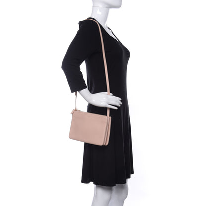 Celine Liege Calfskin Small Trio Crossbody Bag Blush 2 of 10