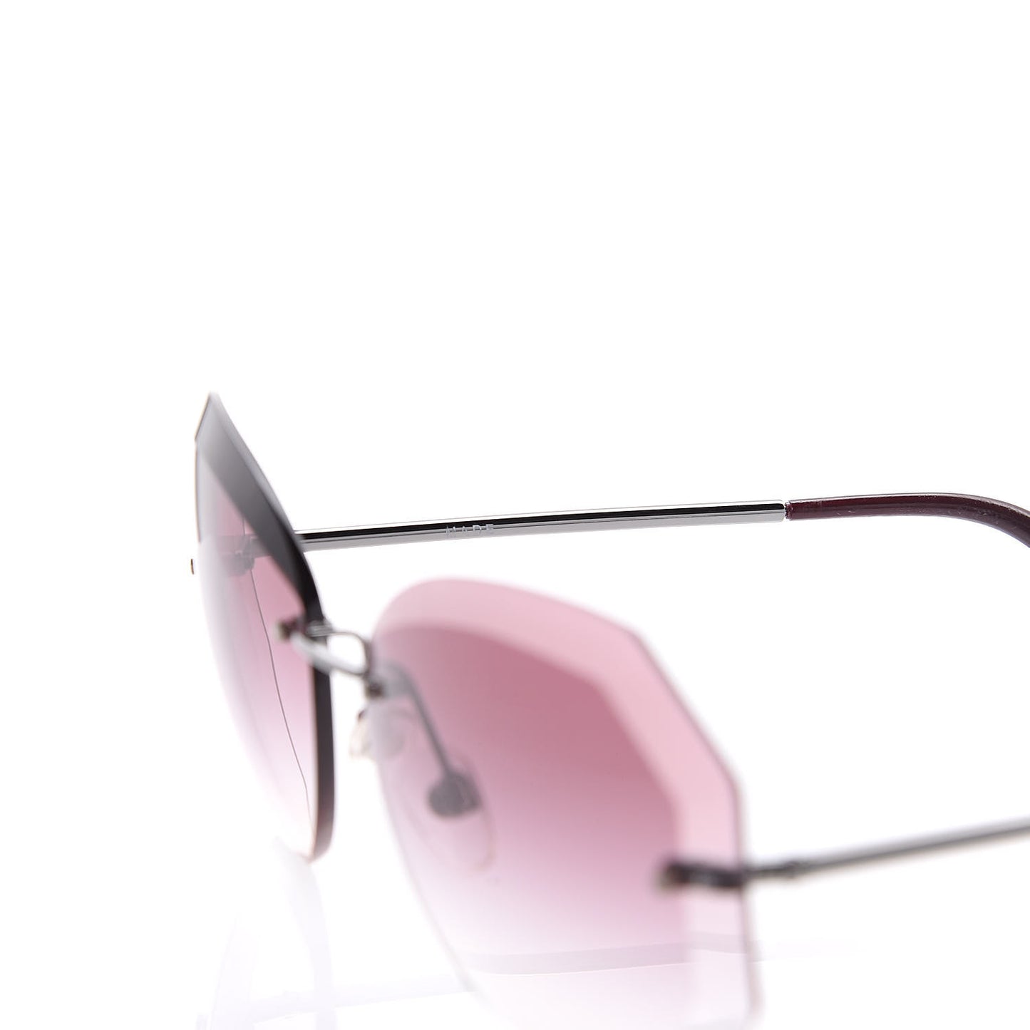 Metal Spring Round Sunglasses 4220 Pink