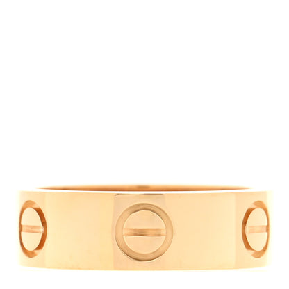 Cartier 18K Yellow Gold 5.5mm LOVE Ring 49 4.75 1 of 6