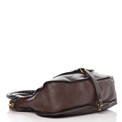 Chloe Calfskin Medium Marcie Satchel Coffee Shot 4 of 9