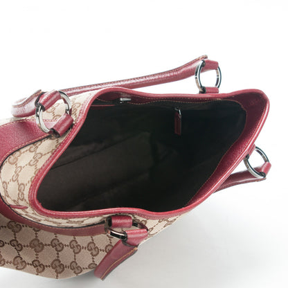 Gucci Monogram Shoulder Bag Red 4 of 6