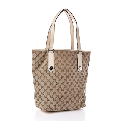 Gucci Monogram Charmy Tote Off White 3 of 10