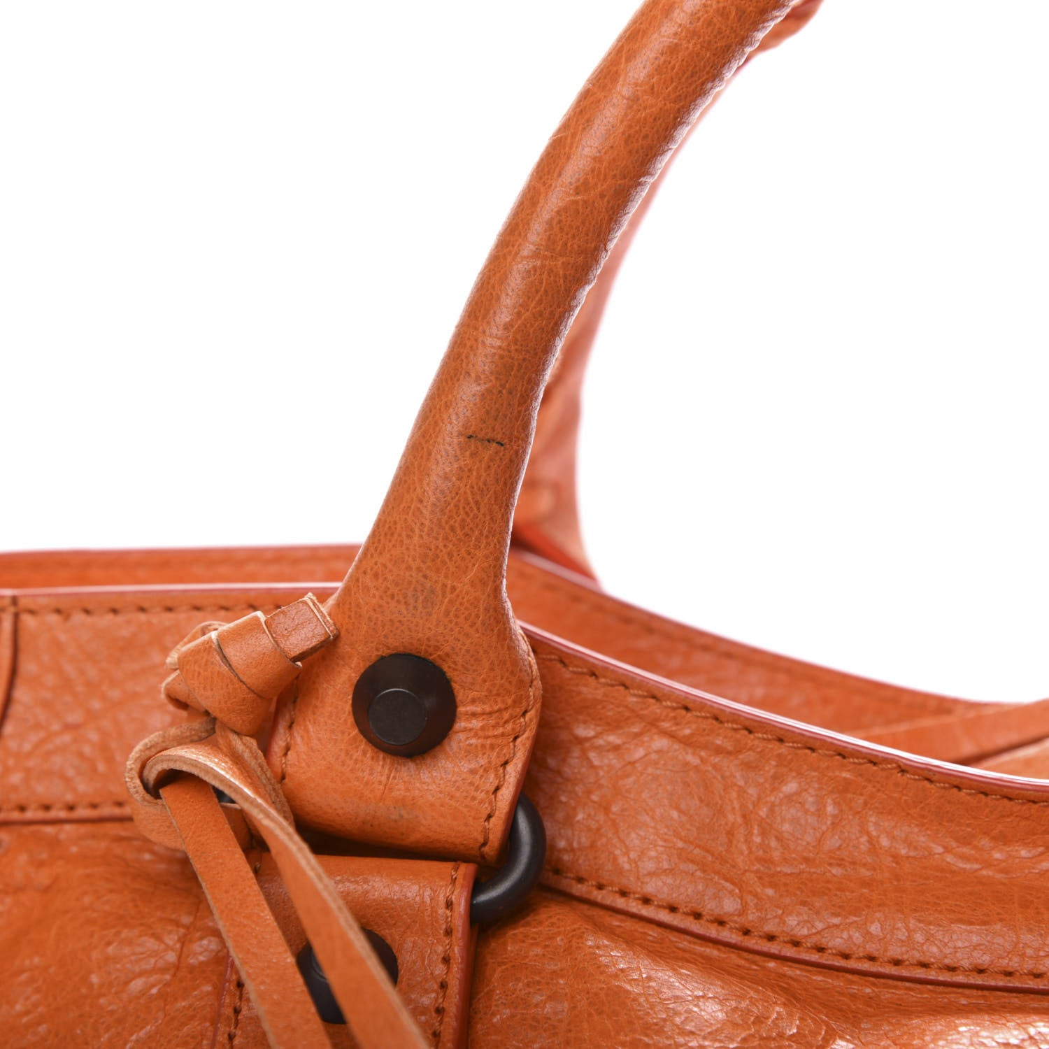 Balenciaga Agneau Classic Hardware City Tangerine 11 of 12