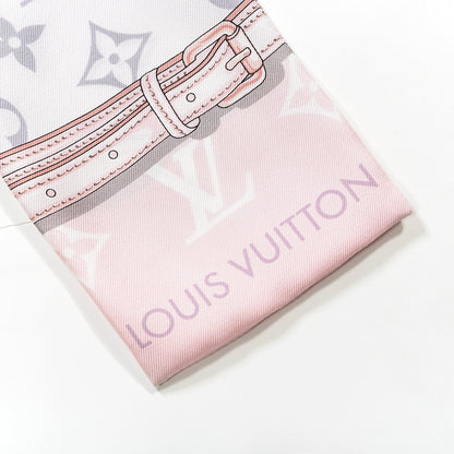 Louis Vuitton Silk Monogram Confidential Bandeau Light Pink 2 of 4