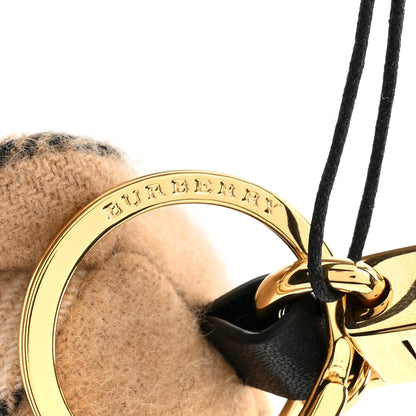 Burberry Cashmere Thomas Trench Teddy Bear Keychain Charm Camel 3 of 3