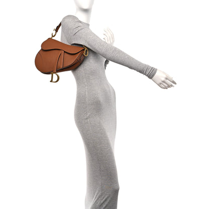 Christian Dior Grained Calfskin Saddle Bag Golden Saddle 2 of 10