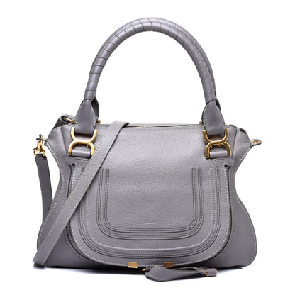 Chloe Calfskin Medium Marcie Satchel Cashmere Grey 1 of 11