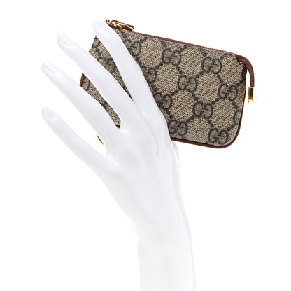 Gucci GG Supreme Monogram Key Case Brown 2 of 10