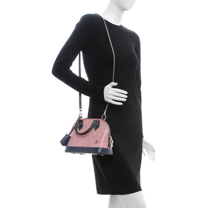 Louis Vuitton Epi Alma BB Denim Red 2 of 6