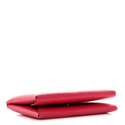 Hermes Chevre Chamkila Calvi Duo Card Case Rose Extreme 4 of 7