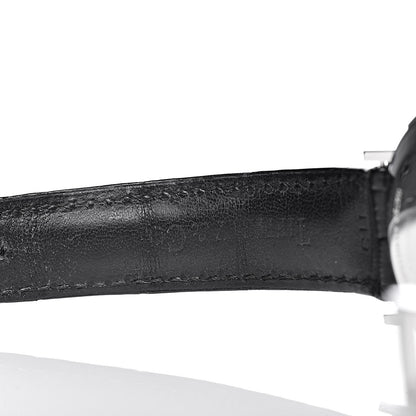 Tiffany Stainless Steel Alligator Diamond 35mm Atlas Chronograph Quartz Watch Black 6 of 10