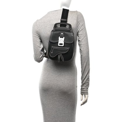 Christian Dior Grained Calfskin Mini Gallop Sling Bag Black 3 of 13