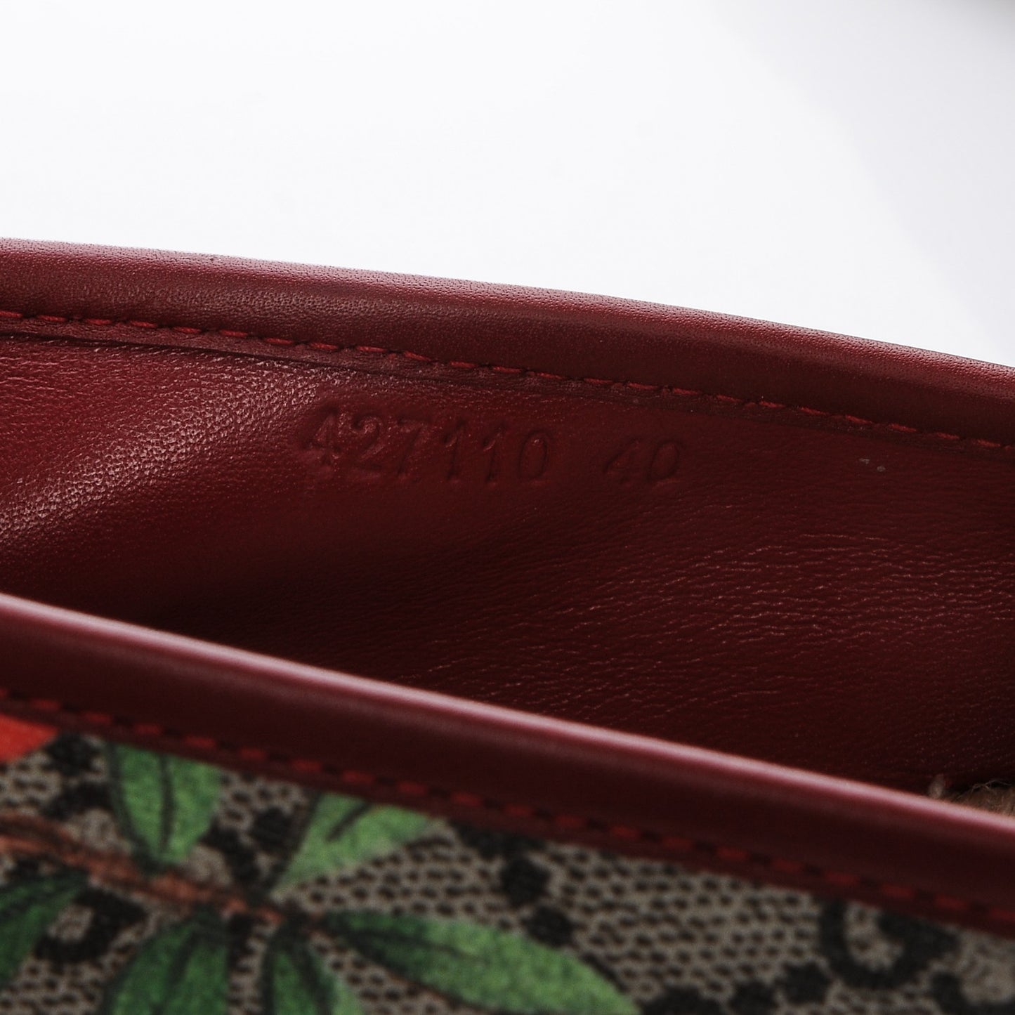 GG Supreme Monogram Tian Womens Espadrilles 40 Beige Multicolor Red
