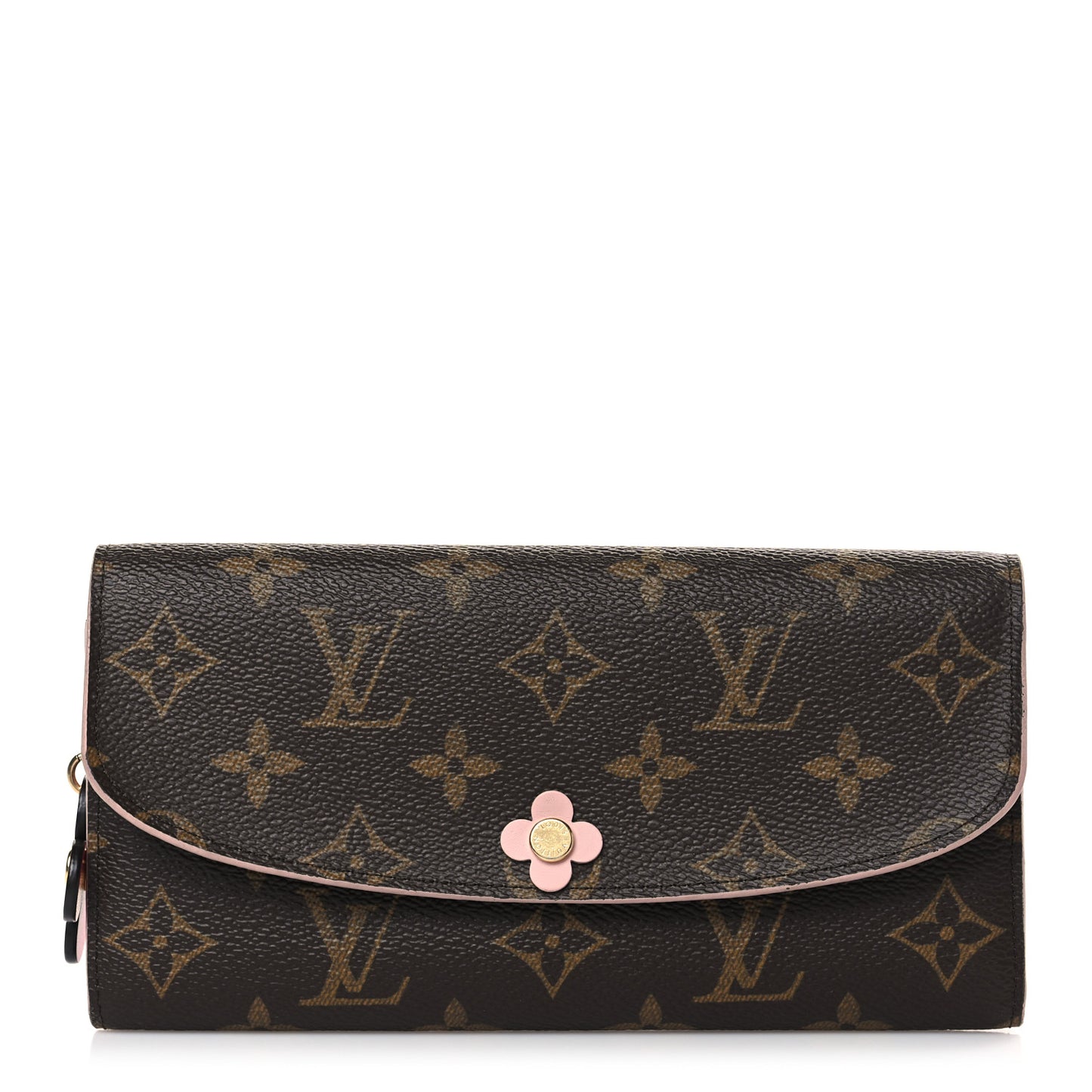 Monogram Bloom Flower Emilie Wallet Fuchsia