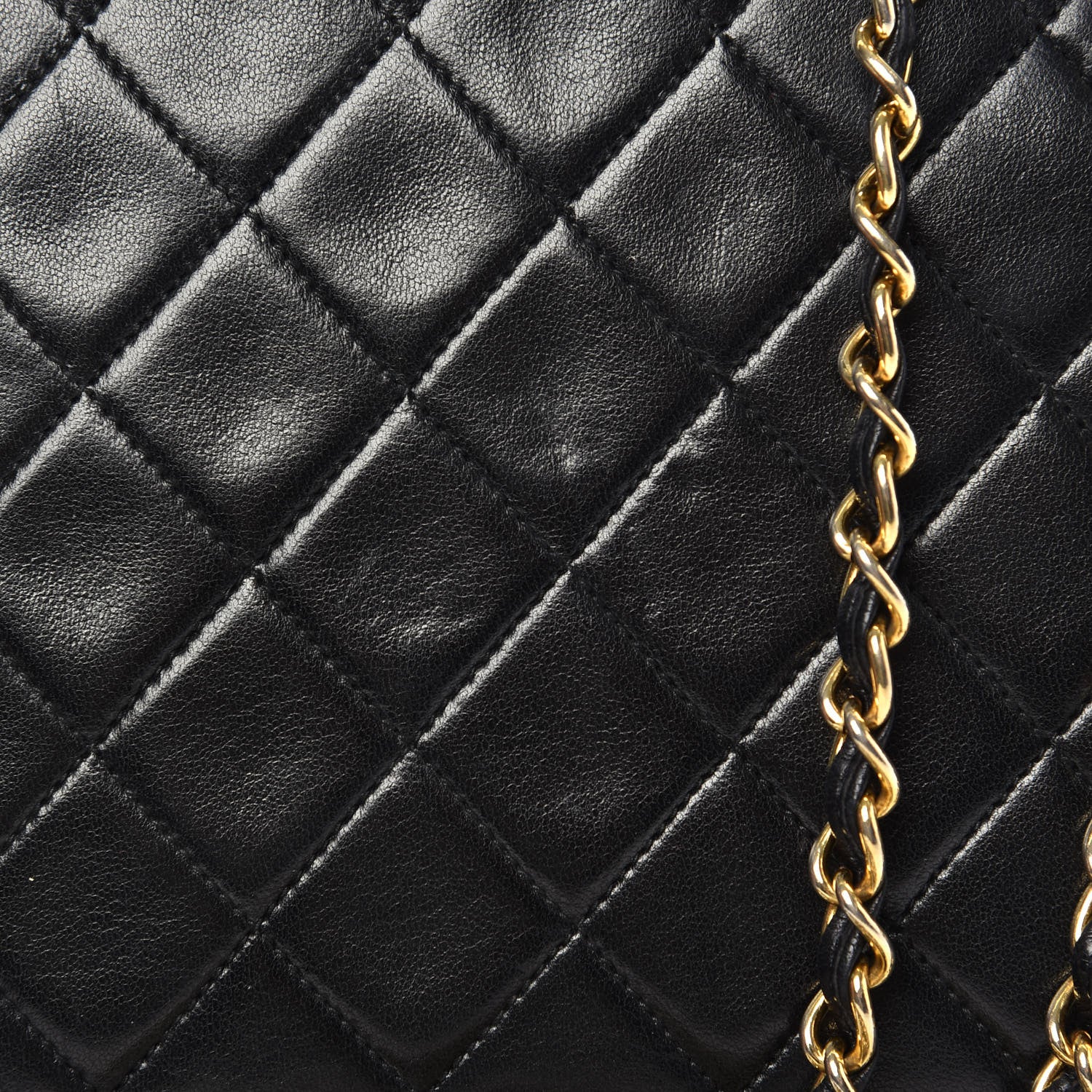 Chanel Lambskin Quilted Tassel Bag Black 12 of 13