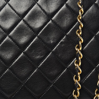 Chanel Lambskin Quilted Tassel Bag Black 12 of 13