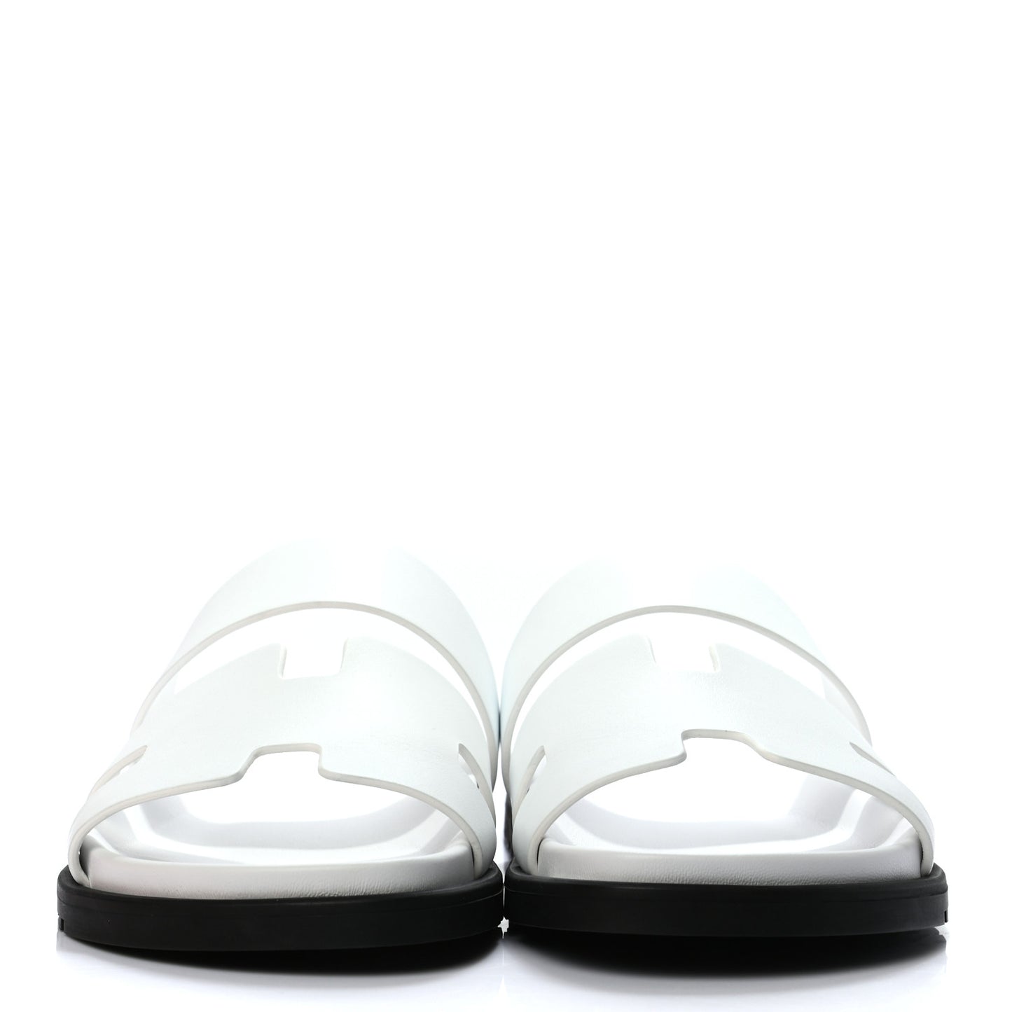 Calfskin Mens Chypre Sandals 41 White