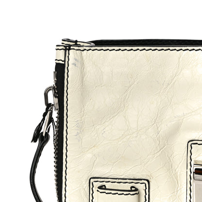 Proenza Schouler Crinkled Calfskin PS1 Mini Zip Crossbody White 14 of 17
