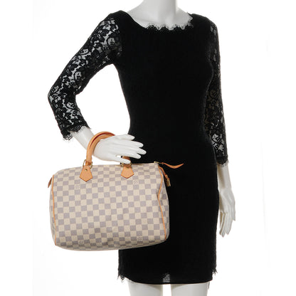 Louis Vuitton Damier Azur Speedy 30 2 of 8
