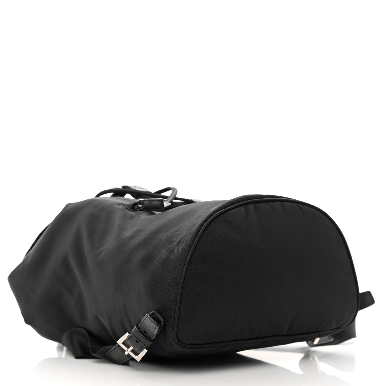 Prada Nylon Tessuto Saffiano Zipper Backpack Black 3 of 11