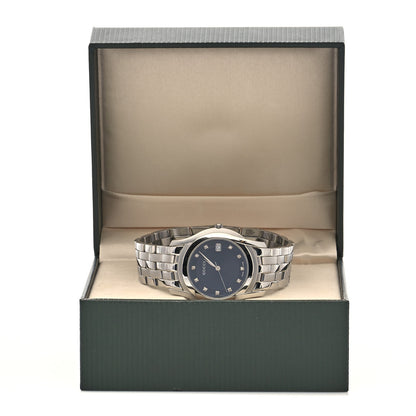 Gucci Stainless Steel Diamond 35mm 5500M Quartz Watch Black 5 of 5