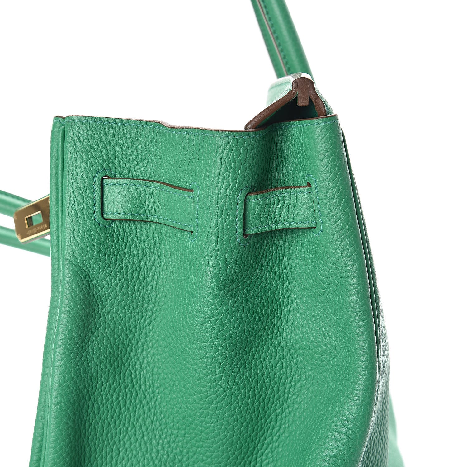 Hermes Taurillon Clemence Birkin 35 Menthe 11 of 30