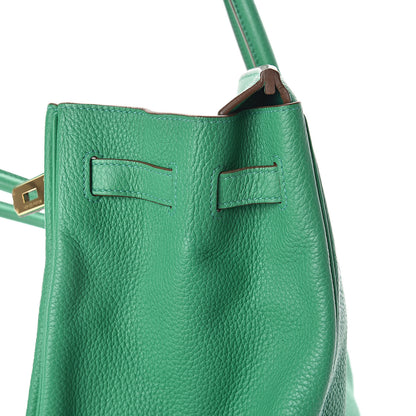 Hermes Taurillon Clemence Birkin 35 Menthe 11 of 30
