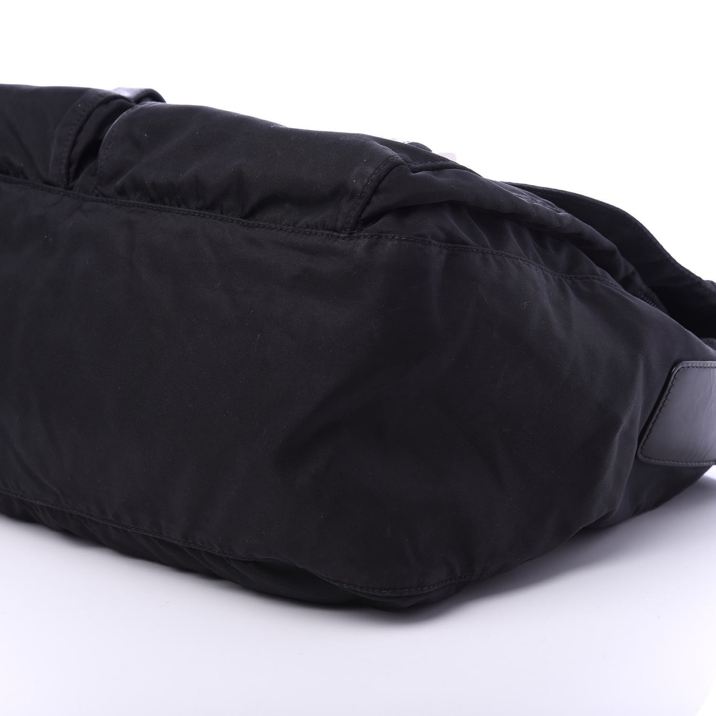 Nylon Vela Sport Messenger Bag Black