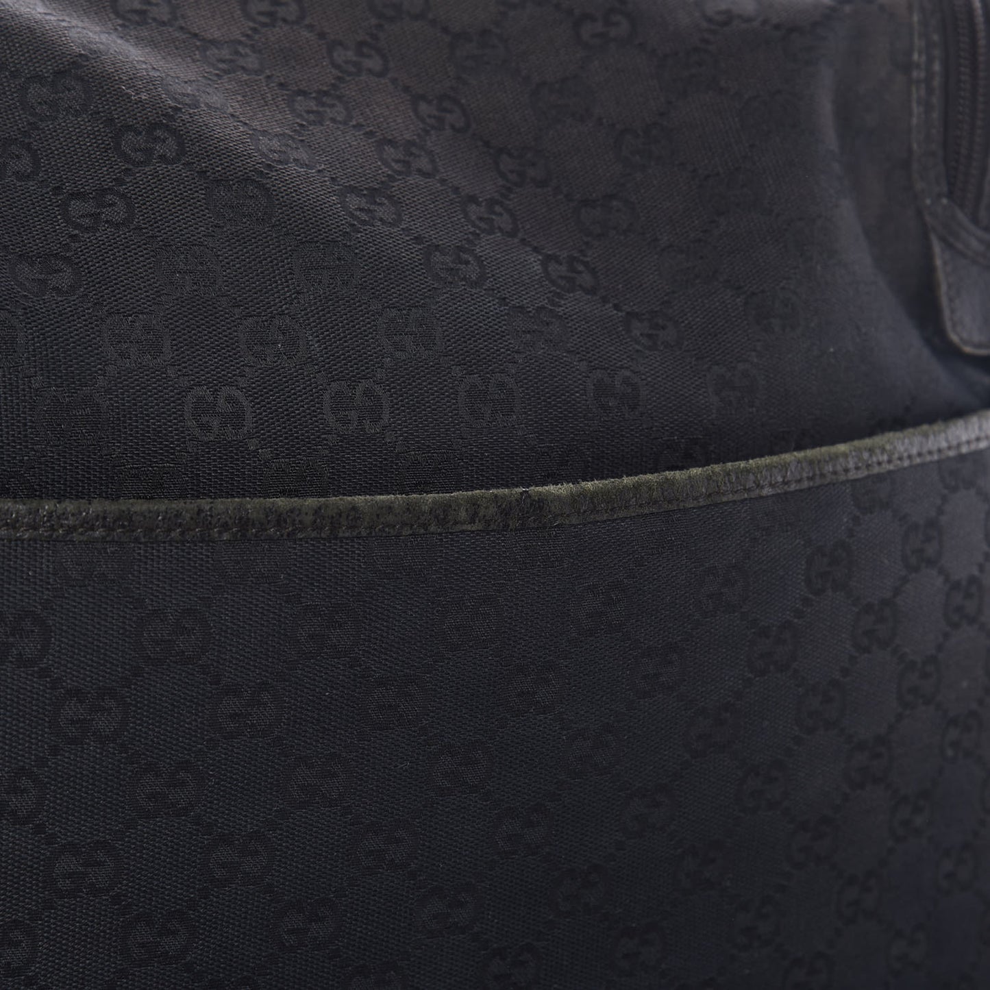 Monogram Large Diaper Bag Black