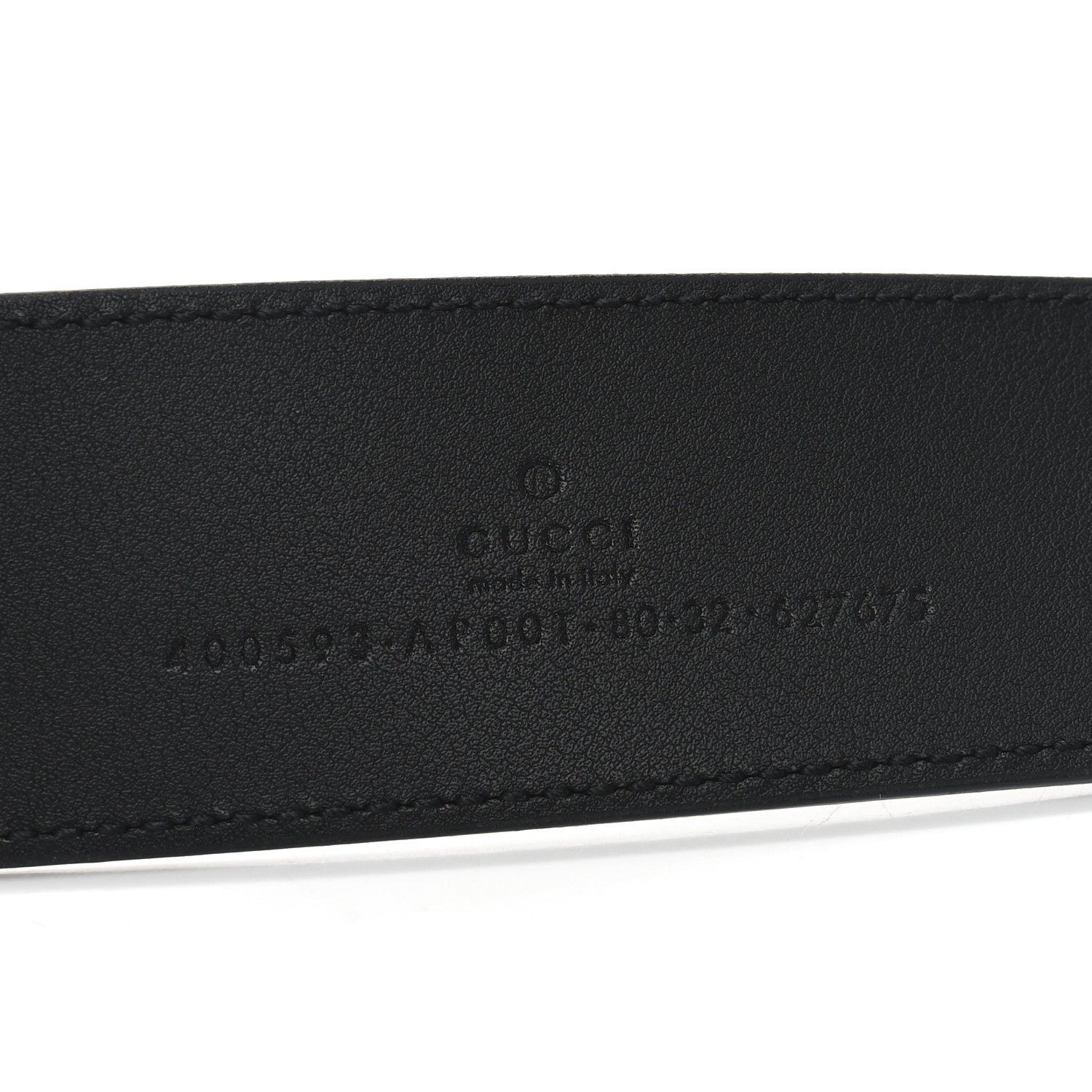 Gucci Calfskin Double G 40mm Belt 80 32 Black 5 of 5