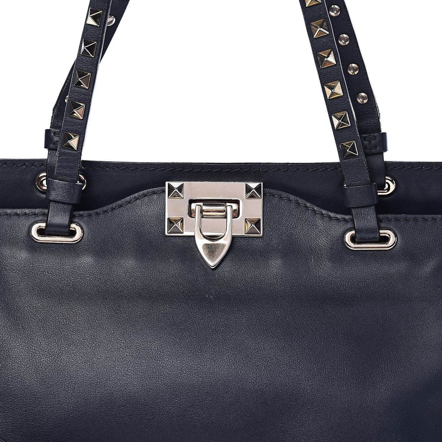 Vitello Small Rockstud Tote Marine