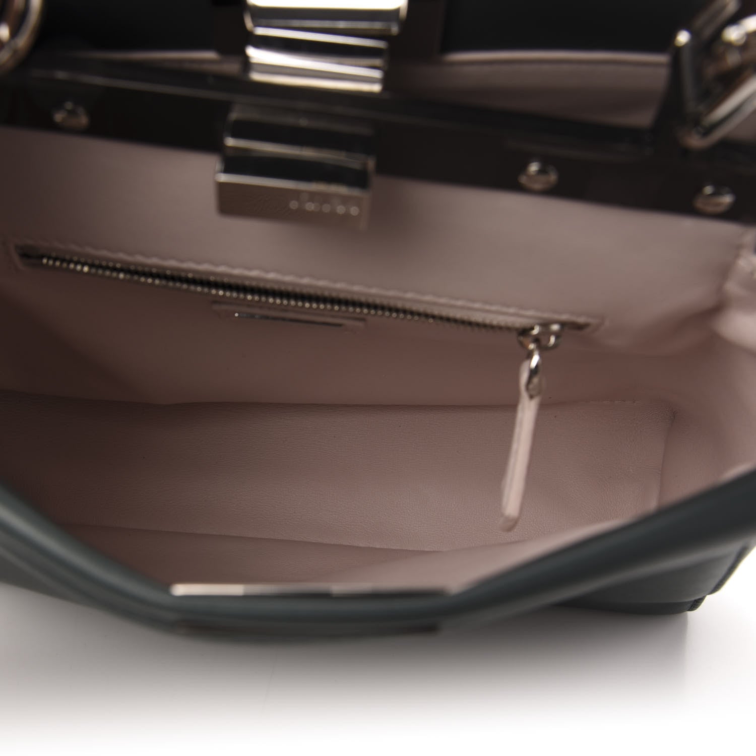 Fendi Nappa Colorblock Mini Peekaboo Iconic Satchel Malachite Moresco Rosa Doll 6 of 12