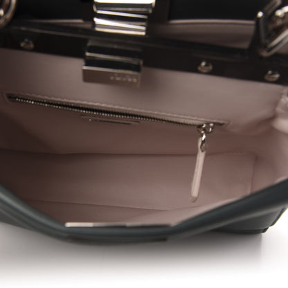 Fendi Nappa Colorblock Mini Peekaboo Iconic Satchel Malachite Moresco Rosa Doll 6 of 12