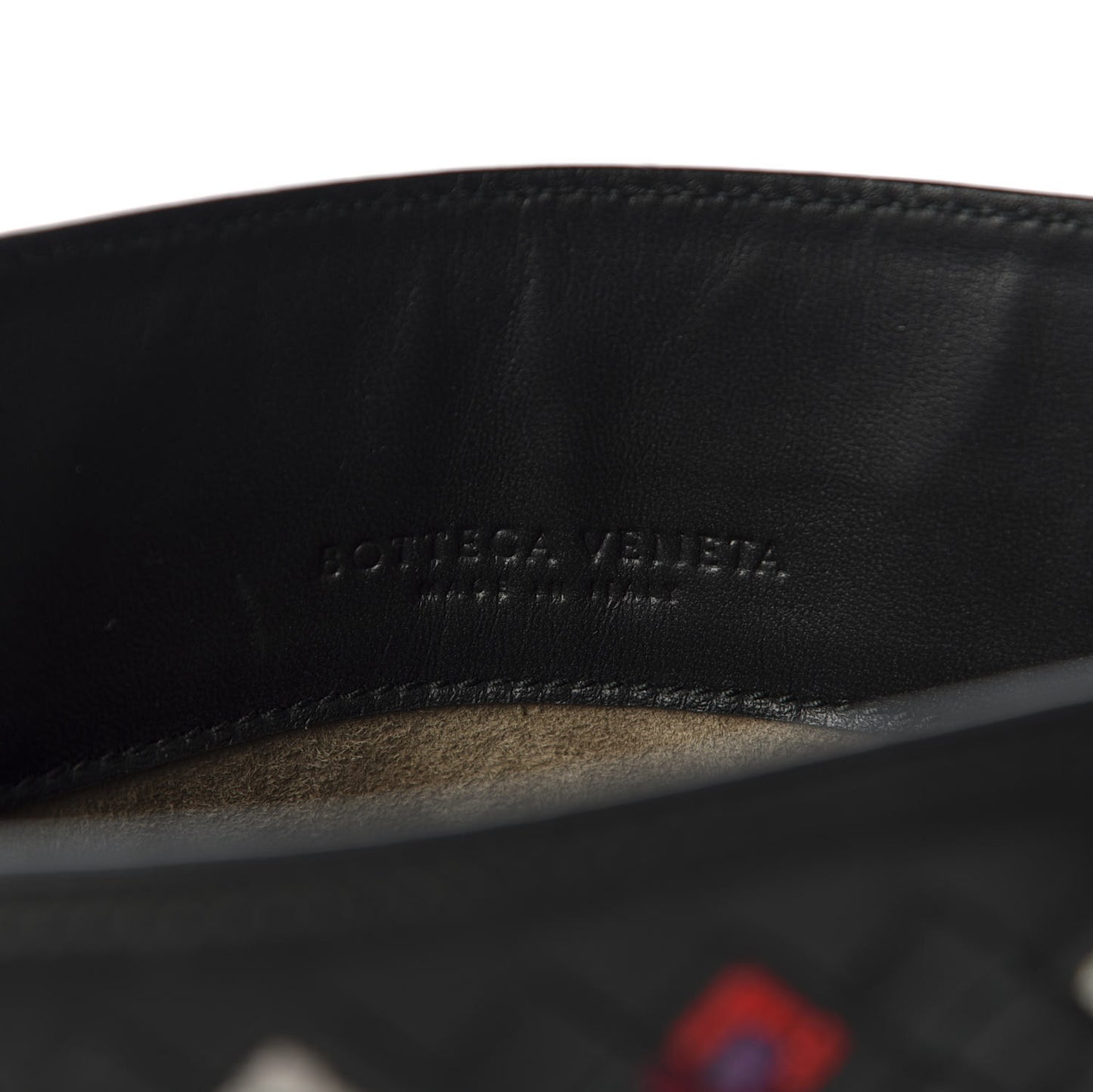 Nappa Intrecciato Squadrato Miniature Bag Black
