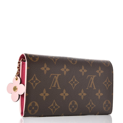 Louis Vuitton Monogram Bloom Flower Emilie Wallet 3 of 6