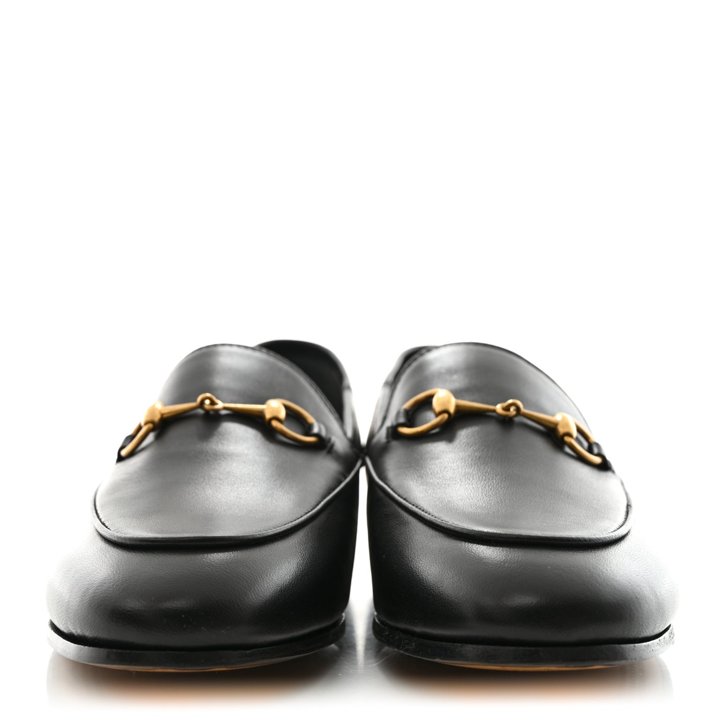 Lambskin Womens Brixton Horsebit Loafers 39 Black