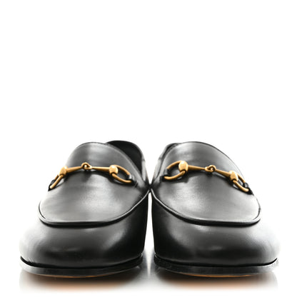 Gucci Lambskin Womens Brixton Horsebit Loafers 39 Black 2 of 9
