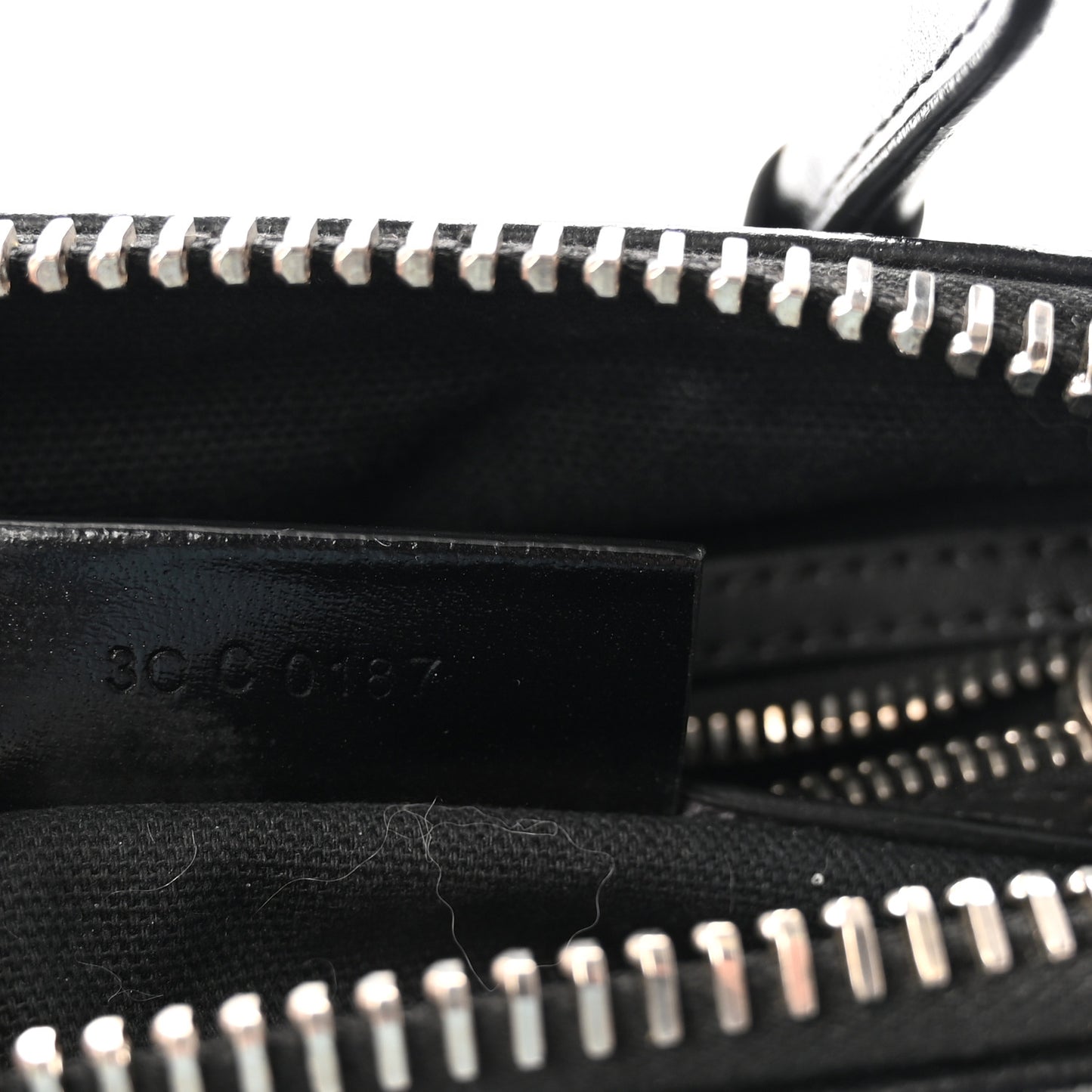 Shiny Lord Calfskin Mini Antigona Black
